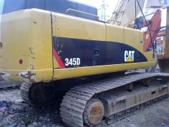中亞二手挖掘機大市場|直銷卡特345D大型二手挖掘機