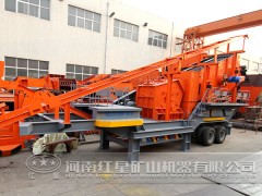 紅星移動(dòng)破碎站，助力城市環(huán)保建設(shè)