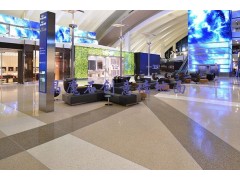 商場藝術(shù)水磨石地坪