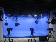 承接演播室廳裝修設計 演播室燈光 藍箱綠箱