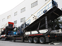 時產300噸鵝卵石移動制沙機JYX81