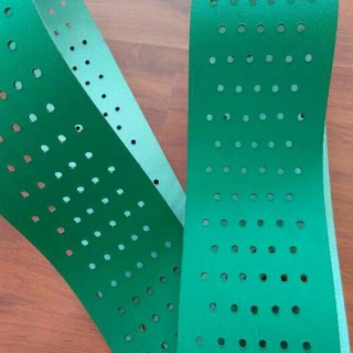 沖孔pvc輸送帶，打孔皮帶，打孔漏水透風pvc傳送帶