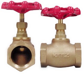 日本北澤KITZ螺紋銅截止閥 進口原裝