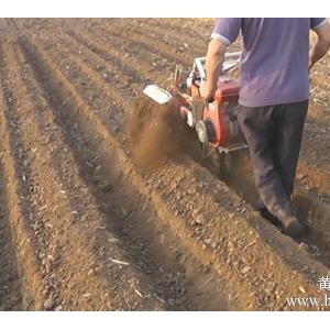 水田開溝工具簡單 除草機價格 微耕機個人改裝開溝機